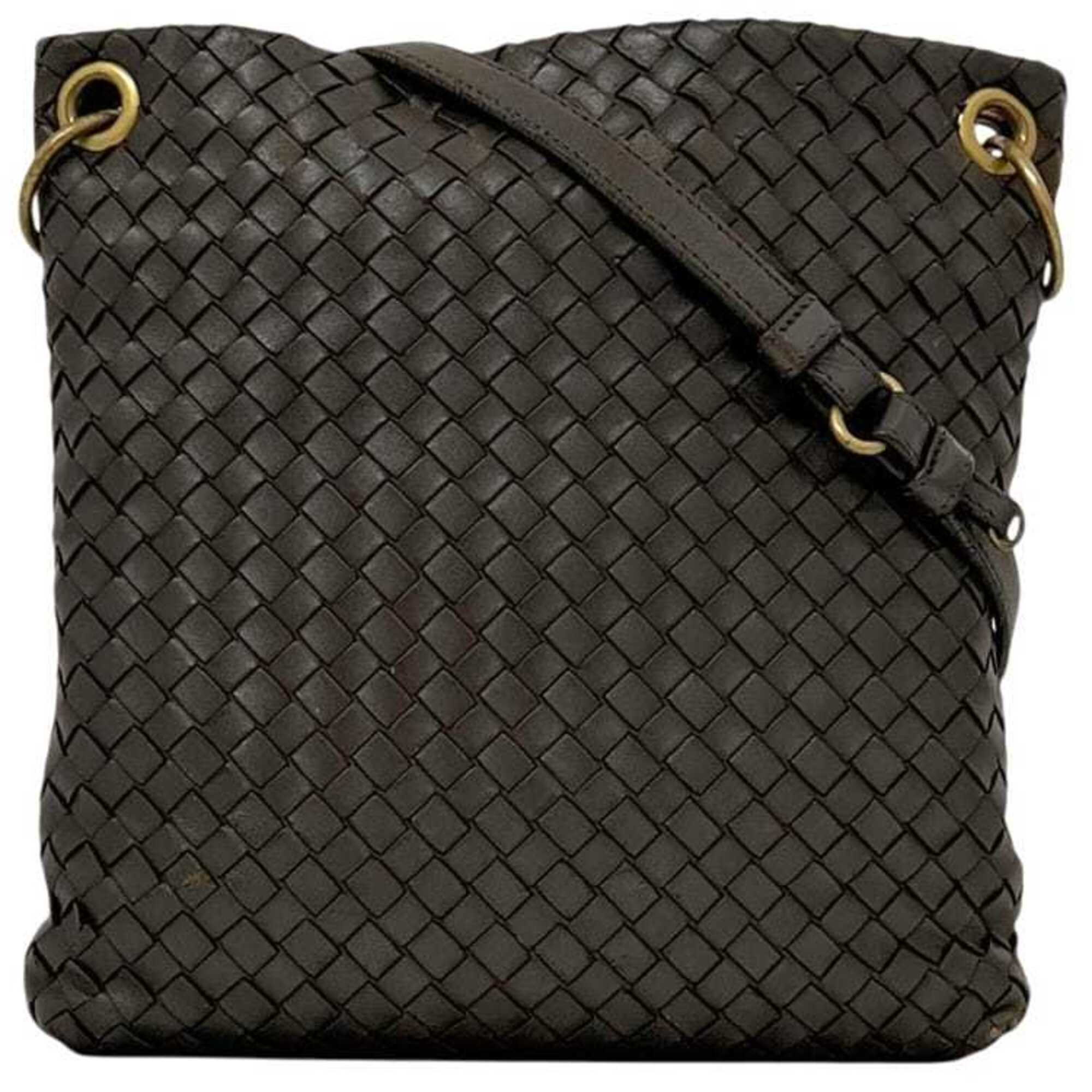Bottega Veneta Shoulder Bag, Brown, Intrecciato Weave, 179330 V00a2 2040, Cro...